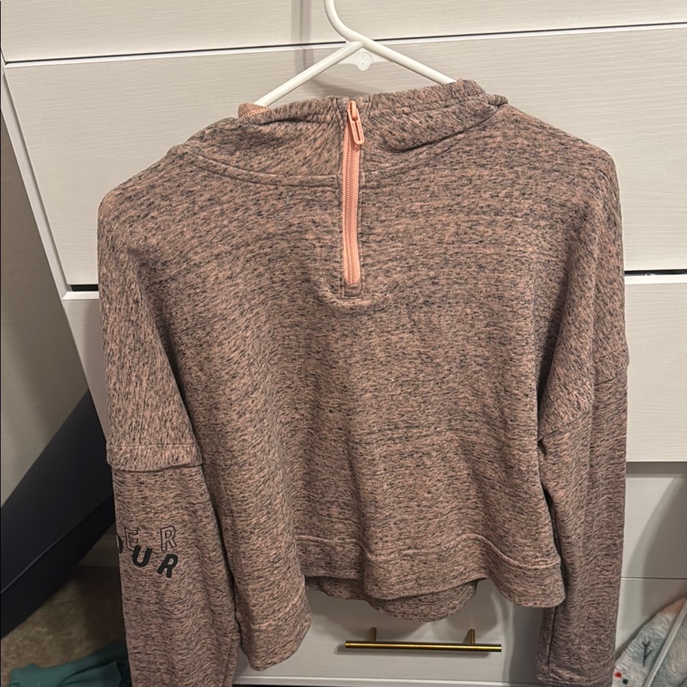 Under Armour Pink Heathered Hoodie